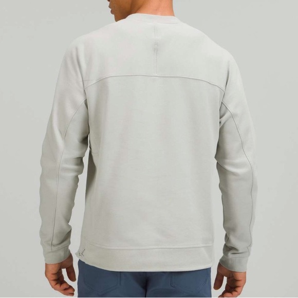 Lululemon French Terry Oversized Long Sleeve Crewneck in Seal Grey - Picture 2 of 11